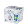 Oprawa V-TAC gips GU10 natynkowa kwadrat biała kostka 75x75x75mm VT-716SQ